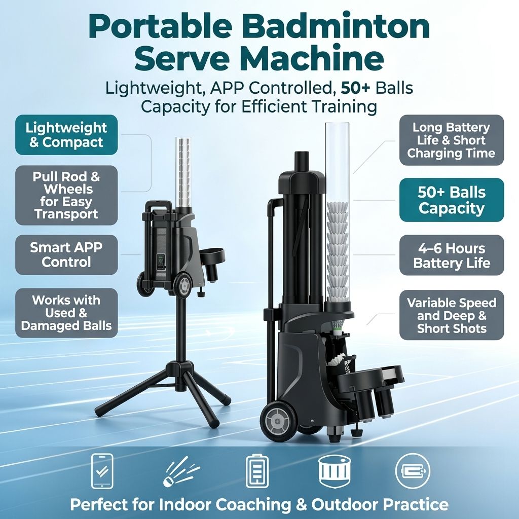Feeder Machine Badminton - Автоматический податчик воланов JMZ для бадминтона